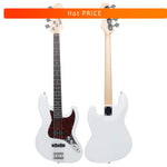 Professional 4 Strings/5 Strings Bass Guitar Maple Body Electric Bass Guitar Stringed Musical Instrument With Connection Cable