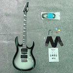 Classic Style 170 Electric Guitar Black Circle Silver Guitar Professional Performance Practice